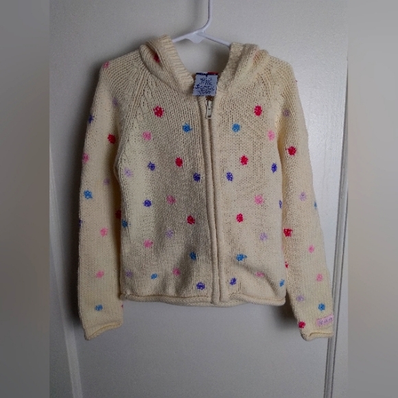 Yellow Tommy Snowflake sweater size 5 - Picture 1 of 4